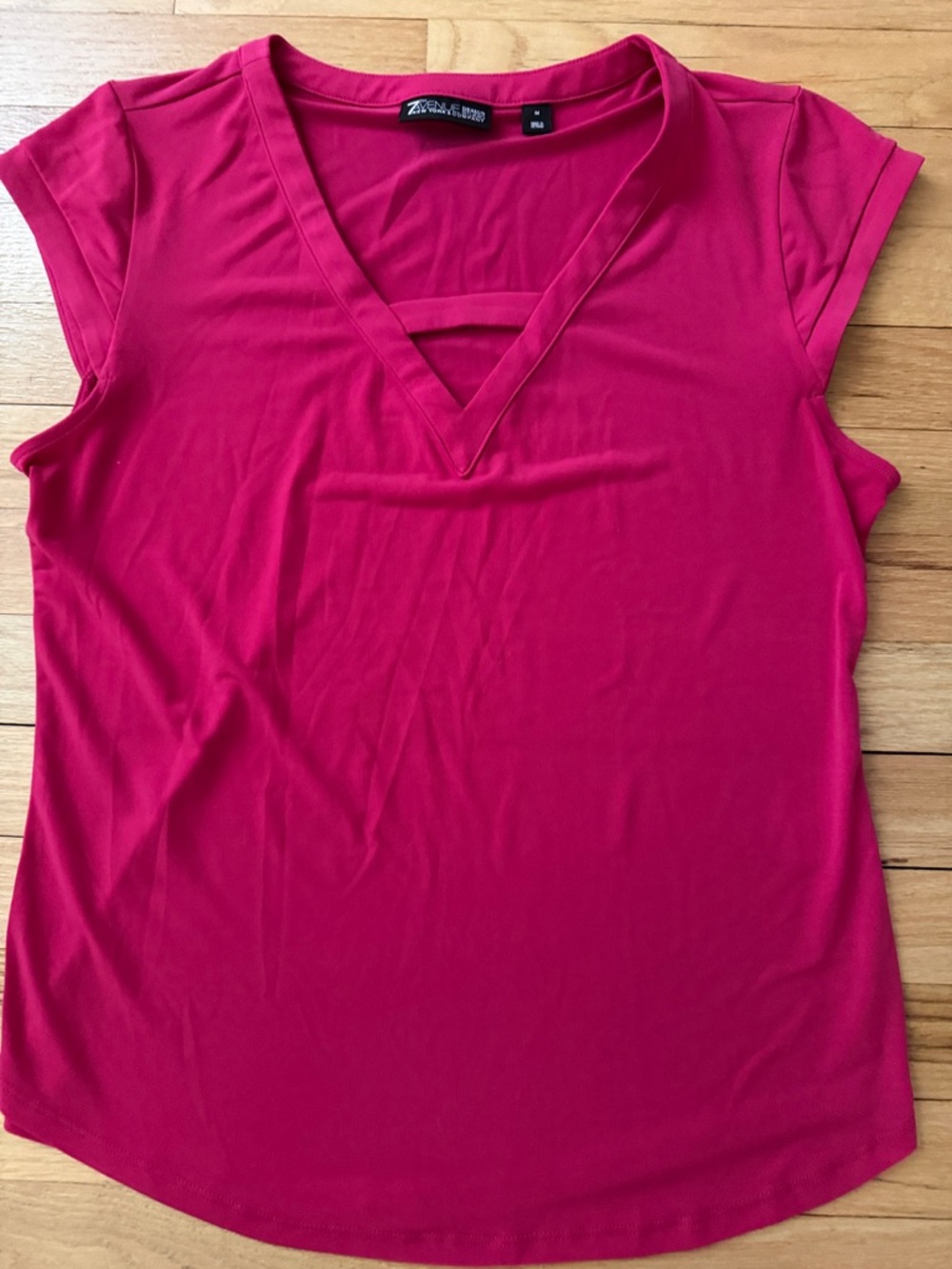 NY & Company Pink Summer Career Top - Medium